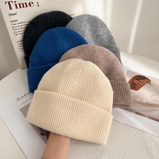 【第二件立减10元】MS Lemuguet 羊毛针织帽 | 柔软亲肤保暖锁温  佩戴舒适 双层加厚加大 男女可戴 商品图9