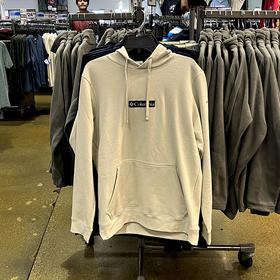 Columbia/哥伦比亚 男士棉混纺内加绒保暖印花抽绳连帽套头卫衣