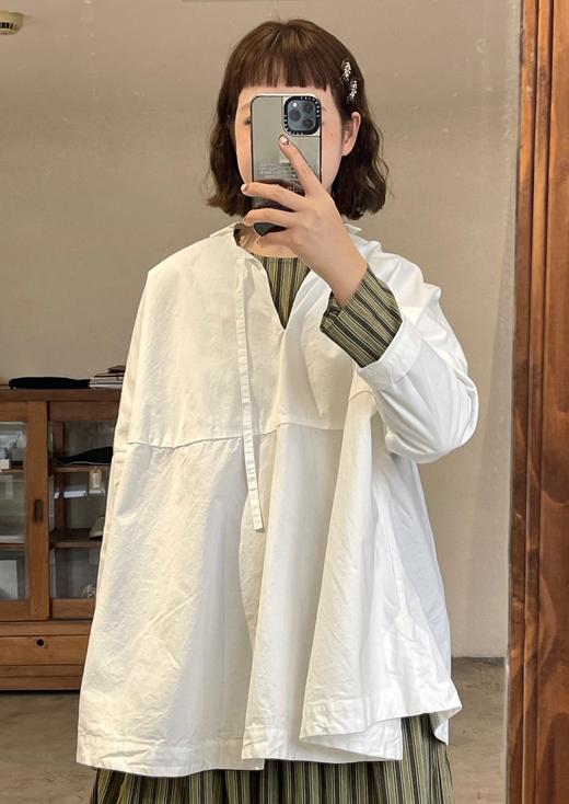 Casey Casey白色绑带上衣 商品图7