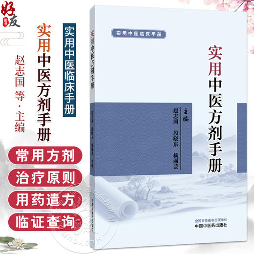 实用中医方剂手册 实用中医临床手册 赵志国 段晓东 杨丽芸 本书所收录方剂 按出处组成使用注意等条目依次编写 中国中医药出版社 商品图0
