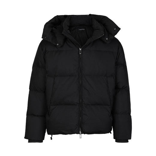 【超惠秒】Emporio Armani 男士满布字母logo 高充绒抗寒保暖可拆卸帽 羽绒服外套 12276 商品图1