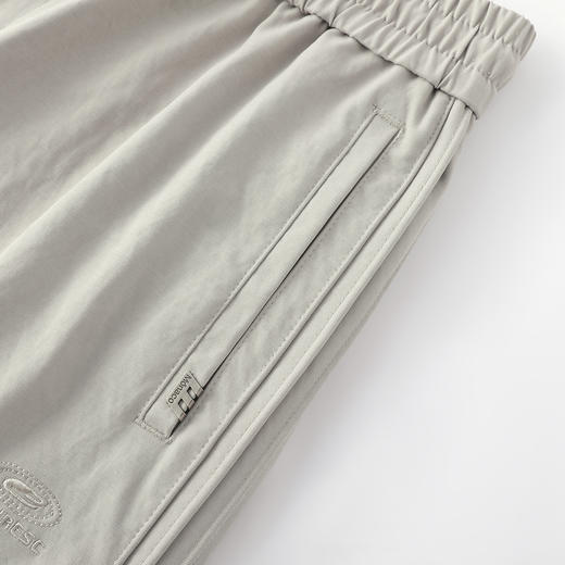 户外运动休闲裤25秋款压褶设计纯色系带青少年直筒裤男士通勤裤K&C 商品图8