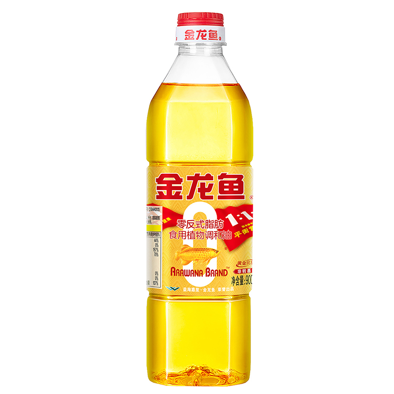 【第2件半价】金龙鱼黄金比例食用植物调和油900ml（非转基因）
