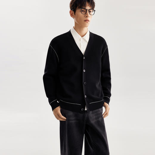 【男装】【商场同款】麦檬春秋毛衫开衫9G1130062 商品图0