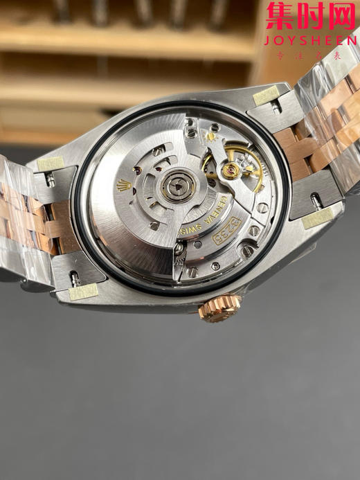 劳力士 VS日志36系列 间金款格子纹36mm 男士腕表 3235机 五珠带 表径36mm 小手腕福音 商品图4