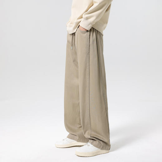 【莱赛尔】男士休闲裤25秋款柔软亲肤直筒裤潮流百搭青少年长裤K&C 商品图7