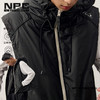 NPC潮牌高周波字母印花90%白鹅绒连帽羽绒服男背心户外NP49DJ02 商品缩略图0