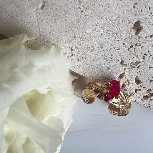 LHWINDSO 温莎珠宝   红叶戒指 商品图2