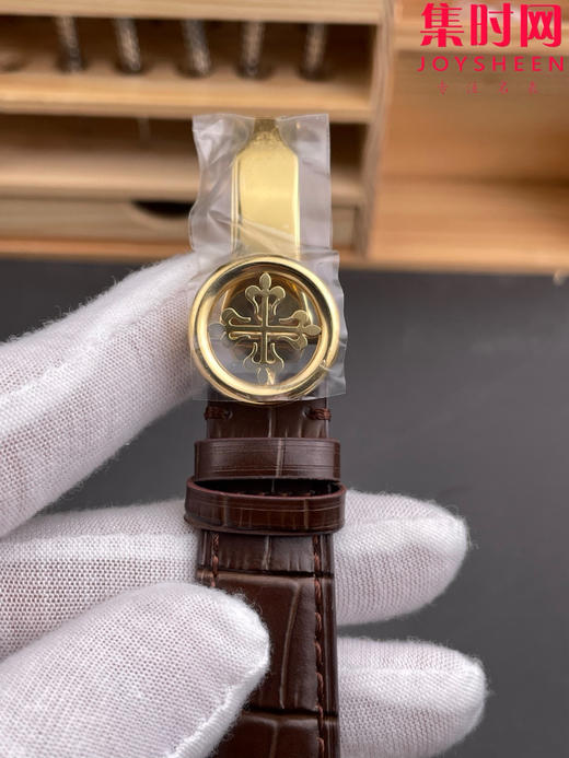 升级V3版 匠”芯“出品 典藏之作——百达翡丽古典超级复杂多功能时计5159系列“将官翻盖”万年历男士腕表 表径38mm 原版一致折叠后盖！儒雅而至！ 商品图6