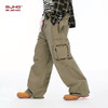 BJHG不计后果工装裤裤子男裤秋冬潮牌美式宽松直筒休闲裤阔腿长裤 商品缩略图3