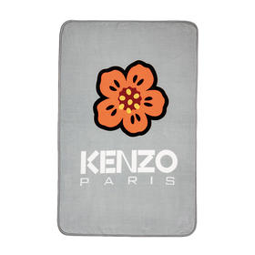 KRT-027 KENZO海棠花牛奶绒毯 雅灰