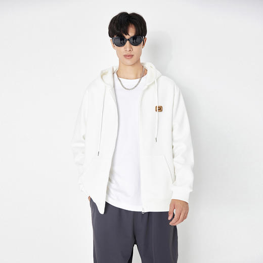 gxg.jeans男装 【热卖推荐】开衫连帽卫衣2025秋款休闲户外百搭通勤外套男K&C 商品图2