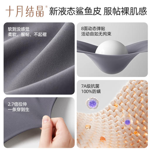 🔥超级秒杀【任选两件49.9元】孕妇V腰7A抗菌秋冬季托腹外穿打底裤鲨鱼裤 商品图2