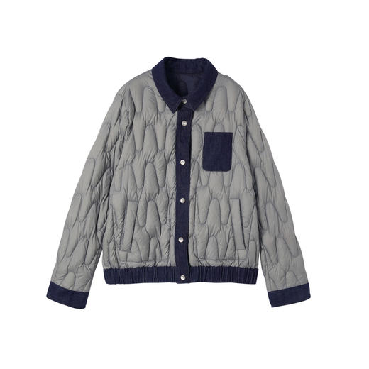 谜底两面穿羽绒服2025冬季新品百搭双色超柔超轻蓬松女254MY1461 商品图4