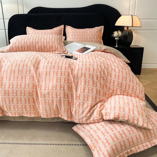 觅槿 新疆棉生态火山磨毛四件套 厚实耐磨 吸湿透气  多款可选 商品图6