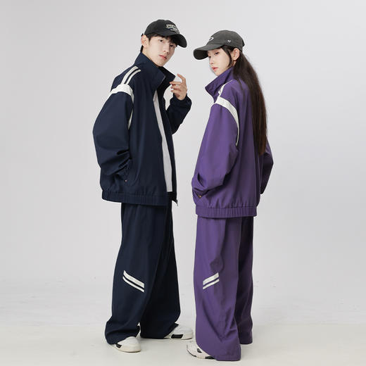 NICESELF 拼接撞色运动套装，男女同款，上班通勤、户外运动、居家穿都出错 商品图7