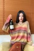 ANSUABEL 港风渐变色慵懒风宽松休闲毛衣上衣 21520 商品缩略图1
