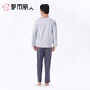 都市丽人男士睡衣纯棉单面家居服长袖长裤棉质套装FHC0B9 商品缩略图3