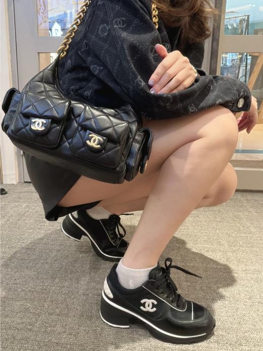 香奈儿 𝟮𝟱𝐊 新款粗跟休闲运动鞋(DBG) 商品图7