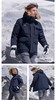 真貉子毛领白鹅绒男女同款工装防寒羽绒服 商品缩略图9