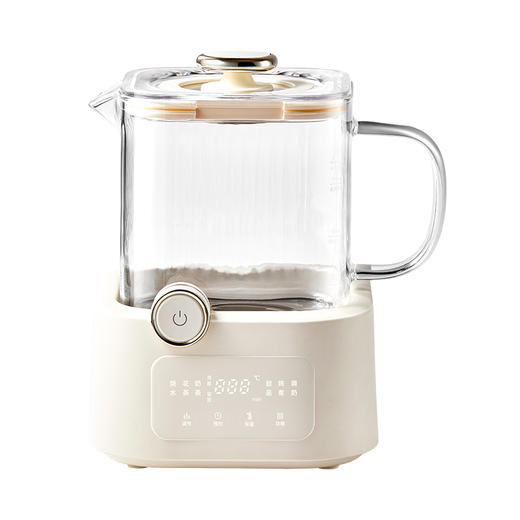 【全玻璃更纯净】巴森小方炖养生壶BS-D7 电陶黑晶发热盘 全玻璃高硼硅玻璃 24H预约恒温 精准控温 一健45℃调奶 800W速炖 多段养生炖煮 6大菜单功能 容量1.2L 商品图8