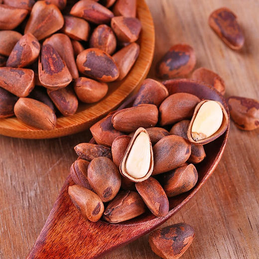 长白山炭烤东北松子！ 手剥开口松子 净重1斤/袋 坚果炒货 孕妇零食坚果 袋装超大颗粒 约900粒/斤 商品图4