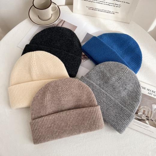 【第二件立减10元】MS Lemuguet 羊毛针织帽 | 柔软亲肤保暖锁温  佩戴舒适 双层加厚加大 男女可戴 商品图8