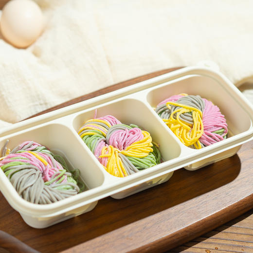 慢发酵彩虹鲜面条丨四种颜色四种口味，慢发酵好消化，对肠道友好，面条带微微酸味，（300克*2盒）/袋⭐️顺丰快递 商品图7