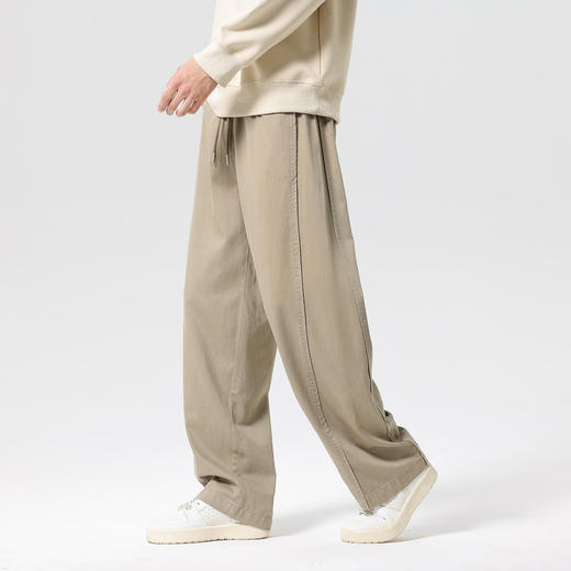 【莱赛尔】男士休闲裤25秋款柔软亲肤直筒裤潮流百搭青少年长裤K&C 商品图3