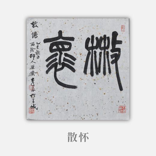 李平《散怀》33x33CM 手写纸本宣纸书法作品 商品图0