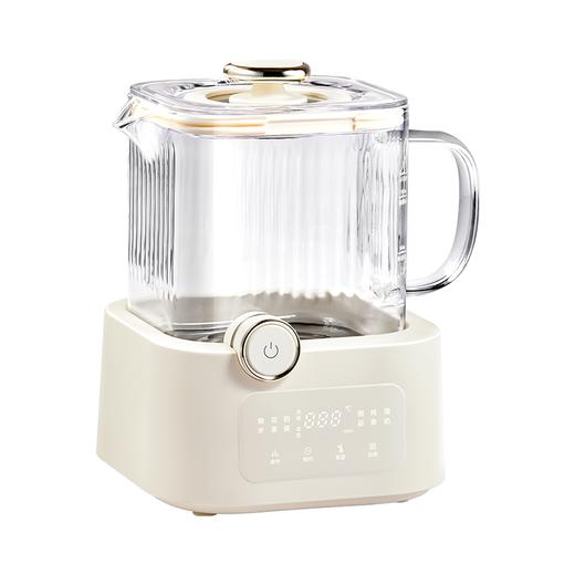 【全玻璃更纯净】巴森小方炖养生壶BS-D7 电陶黑晶发热盘 全玻璃高硼硅玻璃 24H预约恒温 精准控温 一健45℃调奶 800W速炖 多段养生炖煮 6大菜单功能 容量1.2L 商品图7