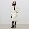 【内购】【免搭配套装】优雅小香风通勤厚保暖圆领垫肩外套中腰开叉直筒裙-154ZA3736 商品缩略图2