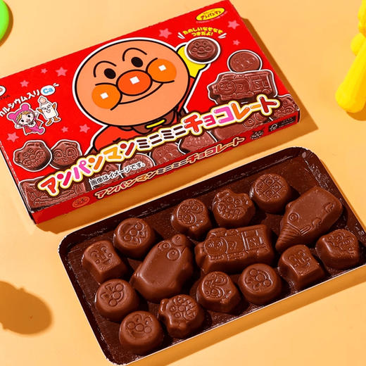 不二家面包超人迷你代可可脂巧克力40g/045575 一口一个的牛奶巧克力 商品图0