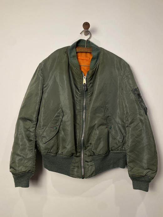 80年代 Vintage MA-1 空军飞行员外套 美国制 棉服 夹棉外套_CTJK(L) 商品图0