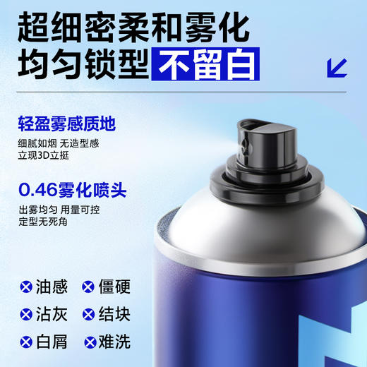 海洋至尊香氛速干定型喷雾500ML 商品图3