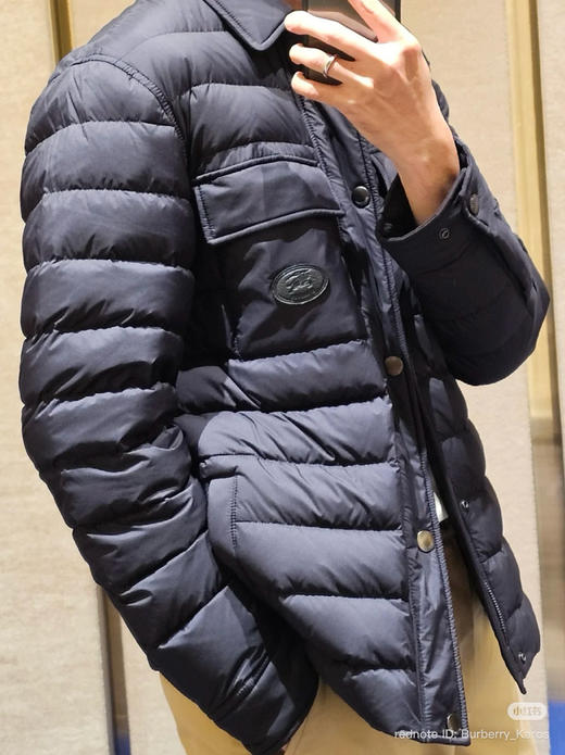 1118-3 渠道圆正 BB 羊绒棉 男生鹅绒夹克外套 老朱穿M合身 商品图2