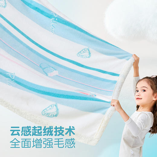 匹鲁双层暖暖羊羔多用毯 AB双面设计一面高克重奶芙绒 一面加密羊羔绒 可机洗水洗 防静电★★ 商品图2