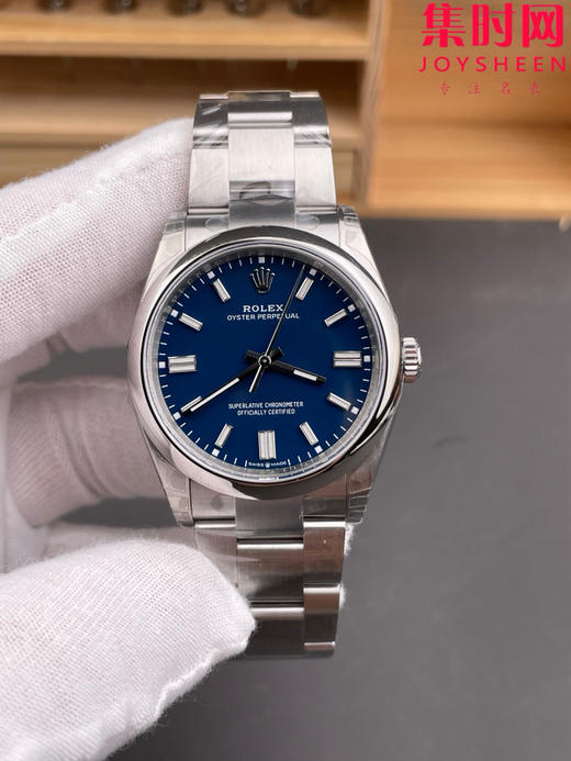 VS劳力士蚝式恒动36系列126000 VS恒动36mm VS恒动36 蓝色盘 板链 丹东3230机 904L钢 男士腕表 小手腕福音 商品图0