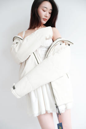 二合一软壳滑雪服，防风雨冲锋衣。连帽户外内里加厚棉服C111866