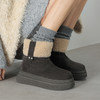 OLD 13401休闲保暖时尚圆头松糕底中跟短筒短靴子舒适雪地靴 商品缩略图2