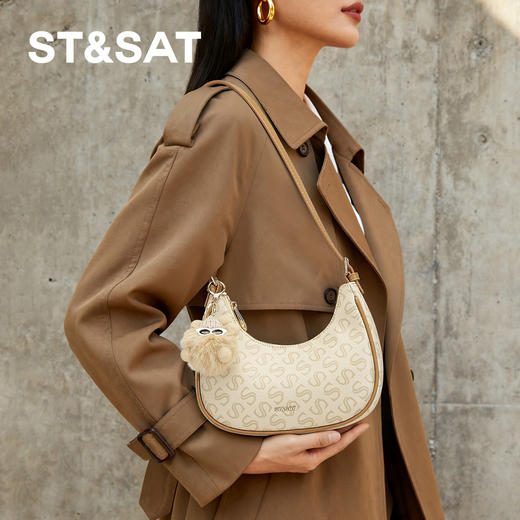 星期六老钱风优雅腋下包SSD521A0HX 商品图2