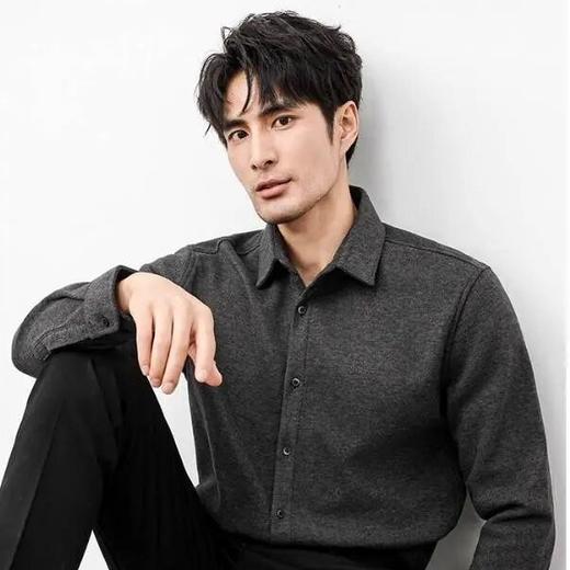 雅鹿仿毛呢衬衫｜简约舒适，上身就是满满质感 商品图1