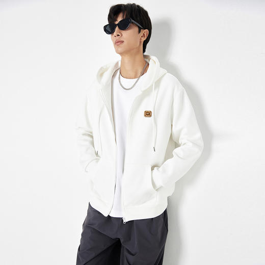 gxg.jeans男装 【热卖推荐】开衫连帽卫衣2025秋款休闲户外百搭通勤外套男K&C 商品图3