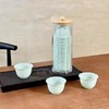 一次性翡翠绿杯功夫茶杯 加厚防烫带收纳杯架待客品茗杯（ 1包40个） 商品缩略图4