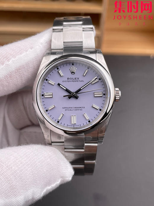 VS劳力士蚝式恒动36系列126000 VS恒动36mm VS恒动36 薰衣草紫 香芋紫 板链 丹东3230机 904L钢 男士腕表 小手腕福音 商品图2