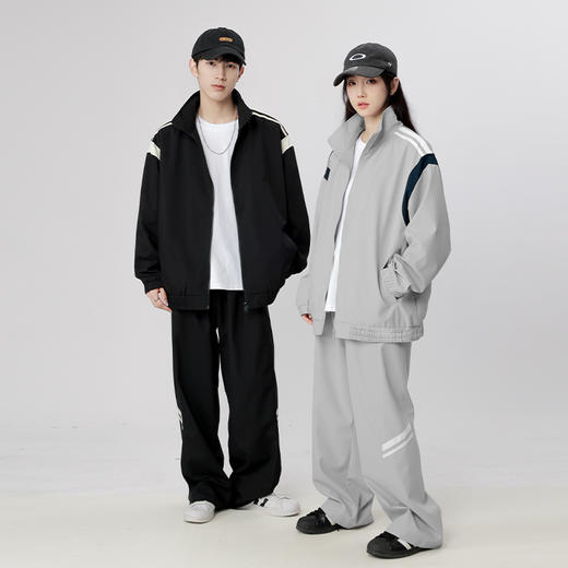 NICESELF 拼接撞色运动套装，男女同款，上班通勤、户外运动、居家穿都出错 商品图6