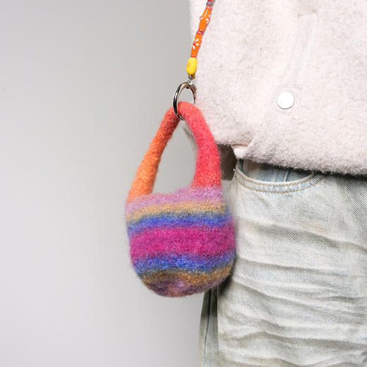 订购7周到｜PARTY-橙色 紫色 壶铃子母ruarua包组合（含三件）［印尼设计师］ 商品图7