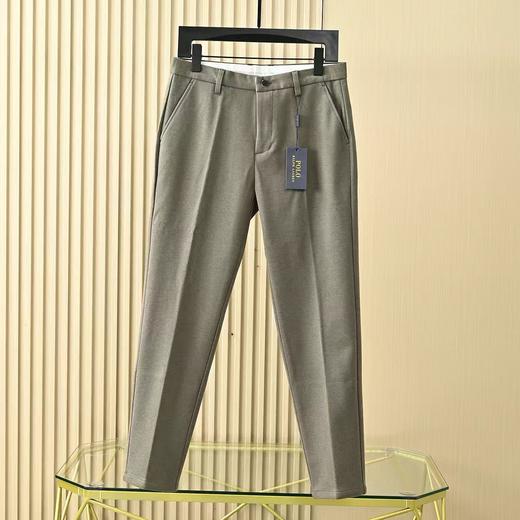 拉夫劳伦2025秋冬男士毛呢磨毛商务休闲西裤 商品图3