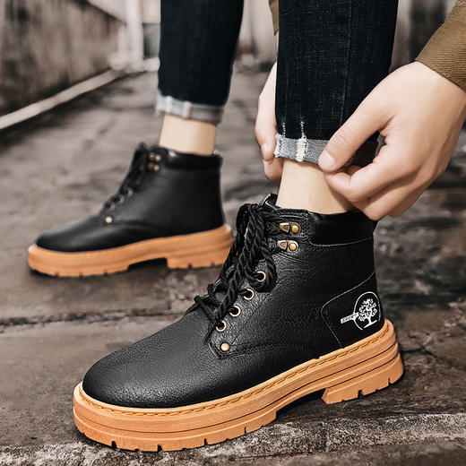新热卖！秋冬必备【经典复古马丁靴】潮流百搭 加绒保暖 商品图6