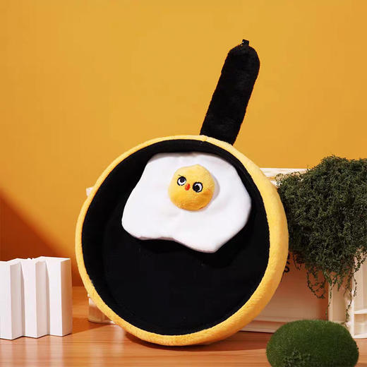 打闹系列平底锅有趣吃货毛绒匙扣-纪念日百货门店同款167449547 商品图0